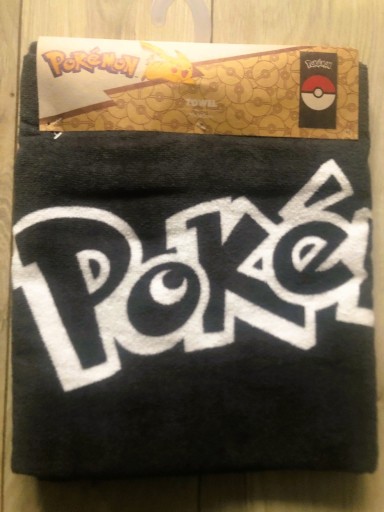 Zdjęcie oferty: Ręcznik pokemon 140x70 pokeball