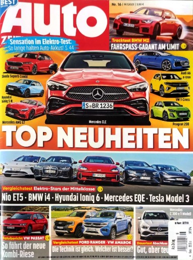 Zdjęcie oferty: Auto Zeitung nr 16/2023 motoryzacja BMW testy 