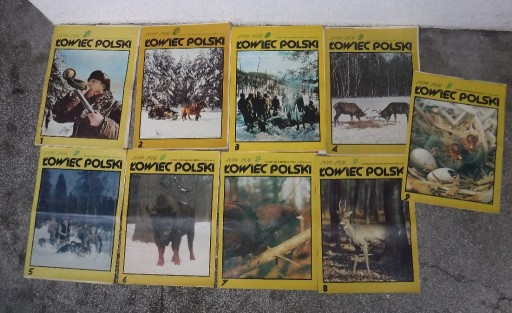 Zdjęcie oferty: ŁOWIEC POLSKI rocznik 1976 9 numerów Zobacz 