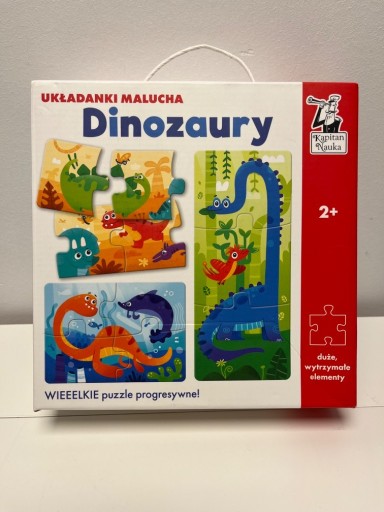 Zdjęcie oferty: Puzzle Dinozaury Kapitan Nauka