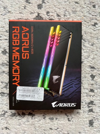 Zdjęcie oferty: RAM Aorus RGB Memory DDR4 3600MHz (2x8GB)