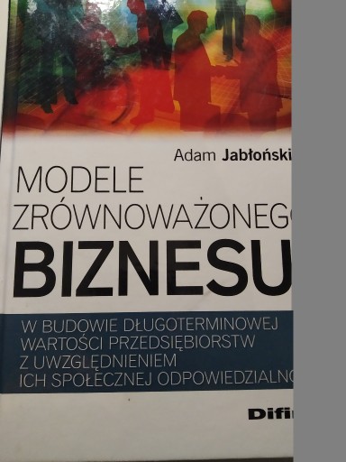 Zdjęcie oferty: Modele zrównoważonego biznesu