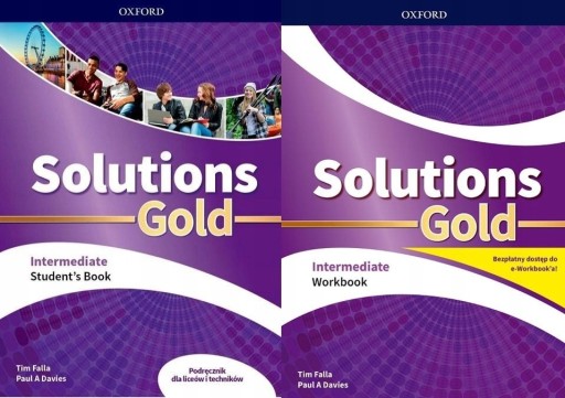 Zdjęcie oferty: Solutions Gold Intermediate - Podr + Ćw