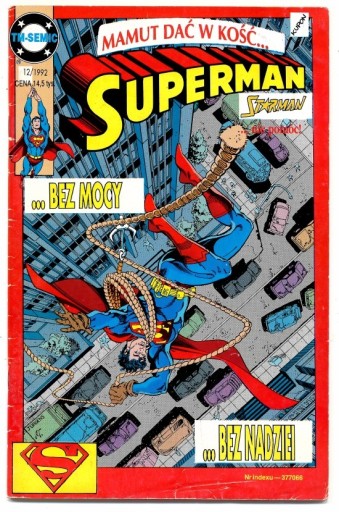 Zdjęcie oferty: SUPERMAN - Człowiek ze stali 12/1992