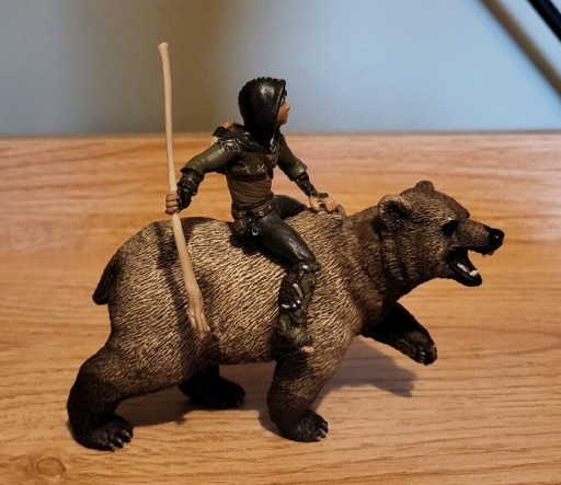 Zdjęcie oferty: Schleich bayala elf Torak na niedźwiedziu figurka