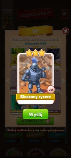 Zdjęcie oferty: Coin Master Blaszany Rycerz