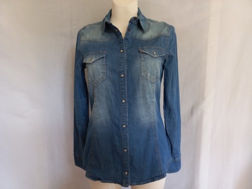 Zdjęcie oferty: KOSZULA damska jeans Zara Basic r. S/M NOWA