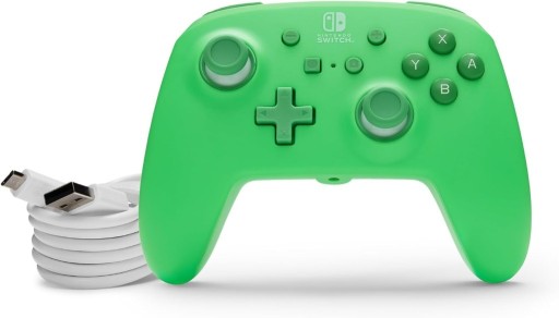 Zdjęcie oferty: Kontroler Nintendo Switch PowerA Enhanced Wired przewodowy zielony nowy