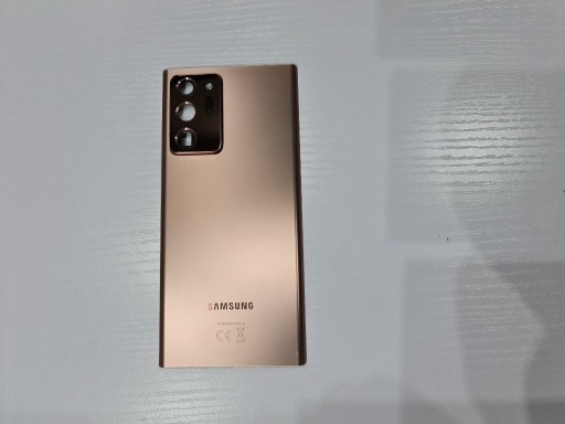 Zdjęcie oferty: Używana osłona baterii Samsung Note 20 Ultra Złota