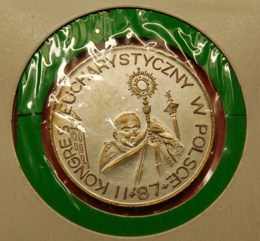 Zdjęcie oferty: - II Kongres Eucharystyczny w Polsce- medal 1987 r