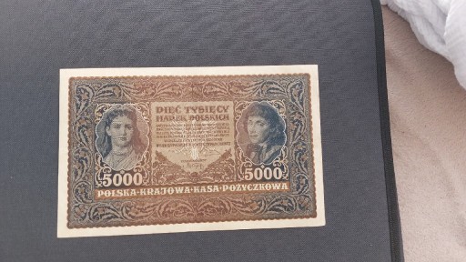 Zdjęcie oferty: 5000 marek polskich 1920 Piekny stan banknotu