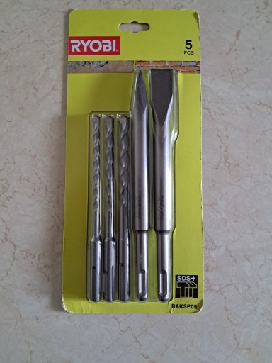 Zdjęcie oferty: Ryobi wiertła końcówki SDS  komplet nowy