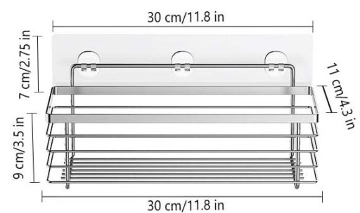 Zdjęcie oferty: Półki pod prysznic stal nierdzewna przylepne 