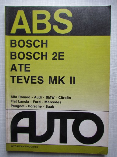 Zdjęcie oferty: ABS - BOSCH,BOSCH 2E ,ATE, TEVES MKII - naprawa działanie obsługa 