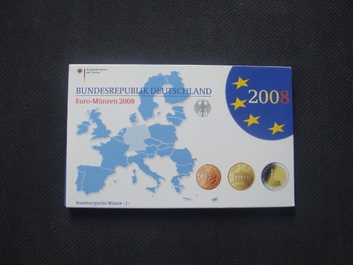 Zdjęcie oferty: NIEMCY - Euro - Munzen 2008 J + okolicznościowe