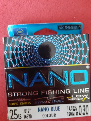Zdjęcie oferty: Żyłja balsax nano strong fishing line 150m 11.5kg
