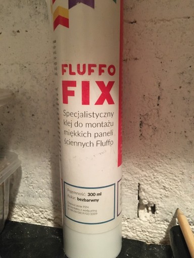 Zdjęcie oferty: Fluffo fix klej  do montażu miękkich paneli 