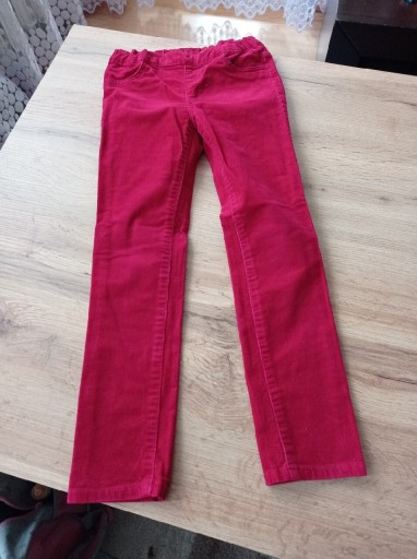 Zdjęcie oferty: Spodnie sztruksy dla dziewczynki rozmiar 116