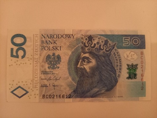 Zdjęcie oferty: Banknot kolekcjonerski 50 zł Radar