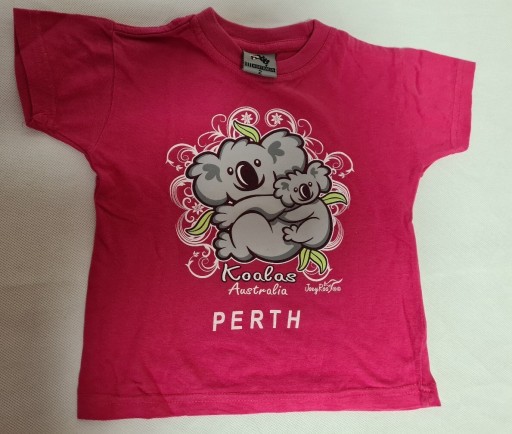 Zdjęcie oferty: T-shirt dziewczęcy Australia r.92