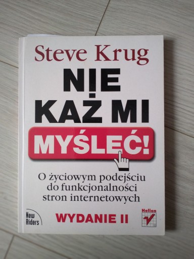 Zdjęcie oferty: Nie każ mi myśleć! Steve Krug