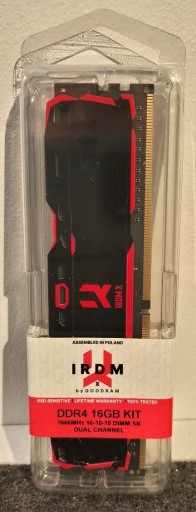 Zdjęcie oferty: Pamięć GoodRam IRDM X, DDR4, 16 GB, 2666MHz, CL16