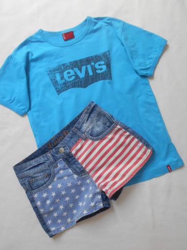 Zdjęcie oferty: Levi's koszulka T-shirt spodenki Jeans 10l__140
