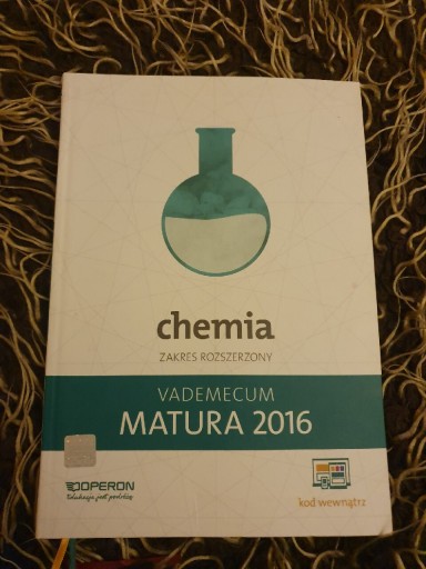 Zdjęcie oferty: Chemia zakres rozszerzony vademecum matura 2016
