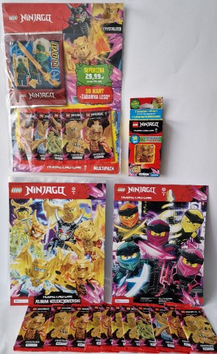 Zdjęcie oferty: ALBUM+120 kart+ZŁOTA  LEGO NINJAGO 8 CRYSTALIZED