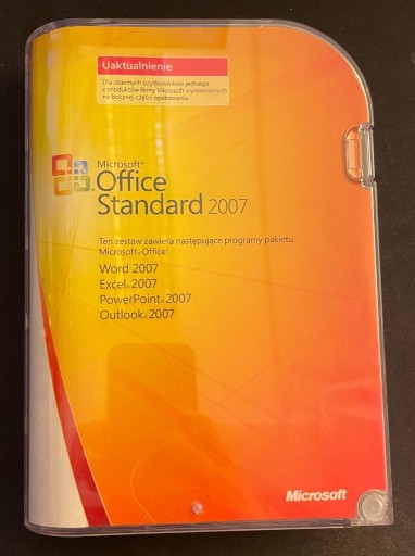 Zdjęcie oferty: Microsoft Office Standard 2007 PL BOX Uaktualnieni