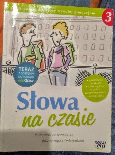 Zdjęcie oferty: Słowa na czasie 3 język polski