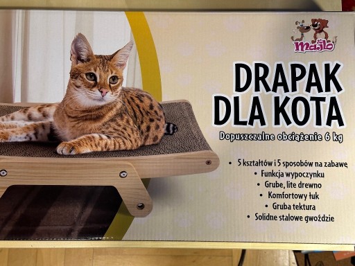 Zdjęcie oferty: Duży drapak dla kota firmy Majlo do 6kg 5 ustawień