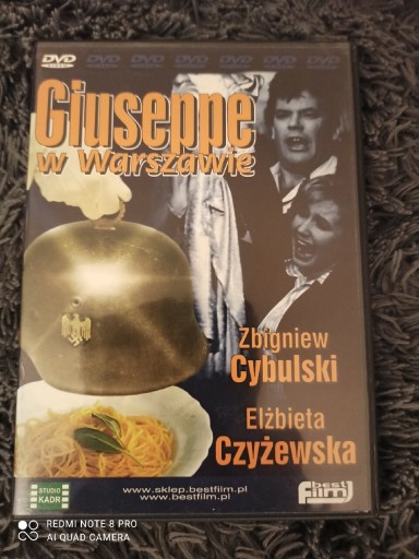 Zdjęcie oferty: Giuseppe w Warszawie DVD Cybulski Czyżewska