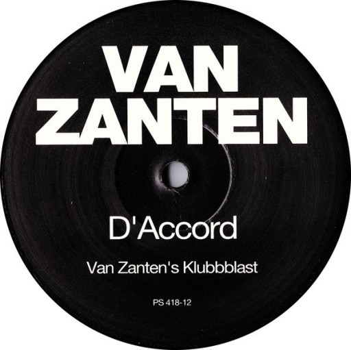 Zdjęcie oferty: Van Zanten - D'Accord (Grooved Up Mix)