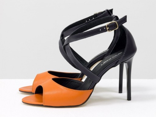 Zdjęcie oferty: Buty z odkrytymi palcami w kolorze pomarańczowym
