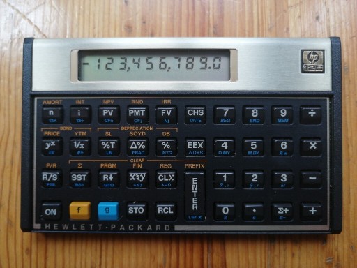 Zdjęcie oferty: Kalkulator Hewlett Packard HP 12C Singapur