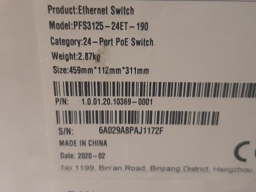 Zdjęcie oferty: Dahua Internet Switch