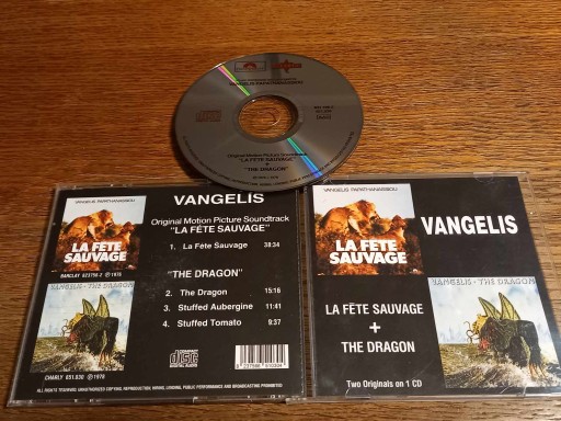 Zdjęcie oferty: Vangelis 2in1 - La Fete Sauvage + The Dragon