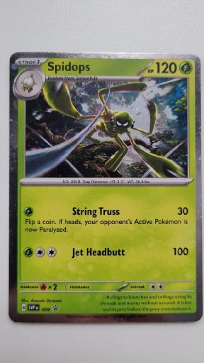 Zdjęcie oferty: Karta Pokemon Spidops 009 SV Black Star Promos