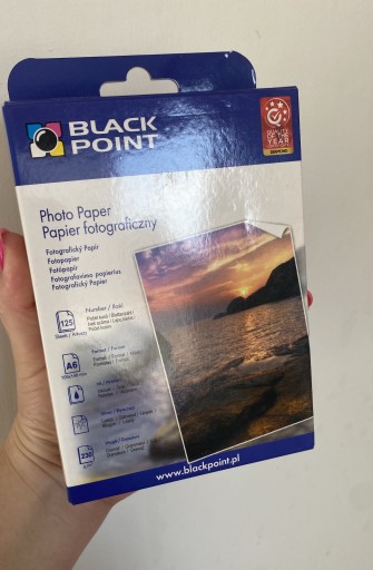 Zdjęcie oferty: Fotopapier Papier fotograficzny BLACK POINT A6