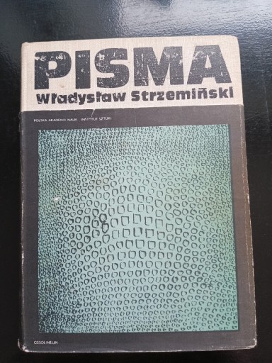 Zdjęcie oferty: Pisma Władysław Strzemiński nakład 1500 egz. 1975r