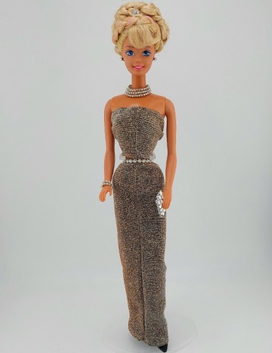 Zdjęcie oferty: Sukienka ubranko dla lalek Barbie vintage zest.9el