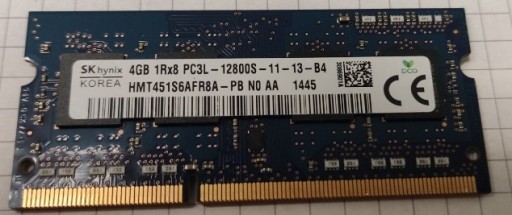 Zdjęcie oferty: Pamięć RAM HYNIX  HMT451S6AFR8A-PB N0 AA 4GB