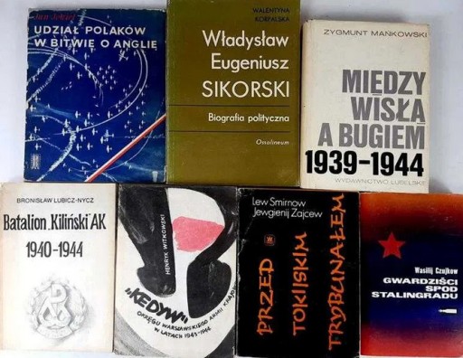 Zdjęcie oferty: Zestaw 7 książek Historia Historyczne II WŚ