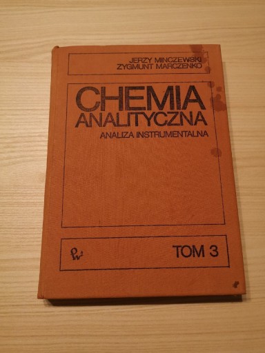 Zdjęcie oferty: Chemia analityczna tom 3 Z. Minczewski 