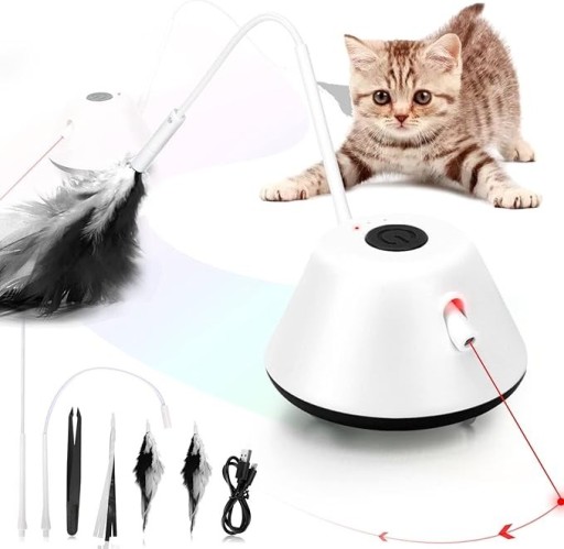 Zdjęcie oferty: Interaktywna Zabawka dla kota automatyczna  LED