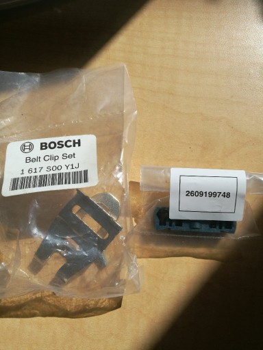 Zdjęcie oferty: Bosch klips do pasa oraz klips na bit torx