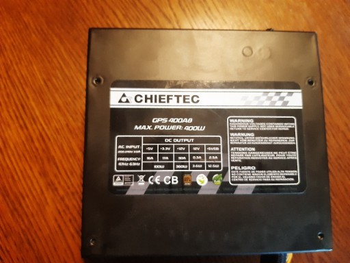 Zdjęcie oferty: Zasilacz CHIEFTEC 400W 