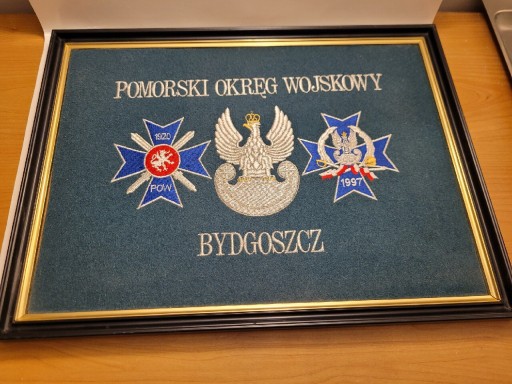 Zdjęcie oferty: Tablica haftowana Pomorski Okręg Wojskowy POW
