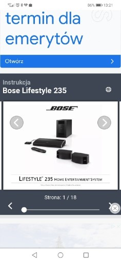 Zdjęcie oferty: Bose zestaw zintegrowanych głośników. Są to nowe. 